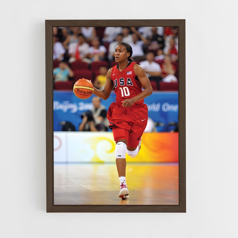 Poster Tamika catchings fonce – affiche Basketball (vue 5)